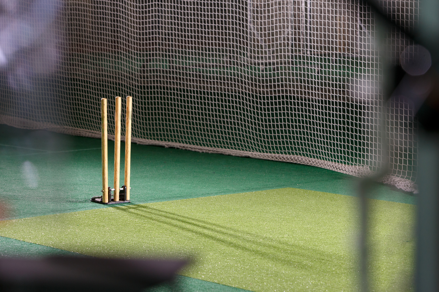 Cricket Practice Nets and Stumps